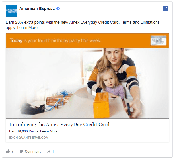 retargeting ad example