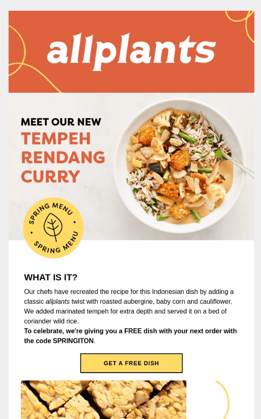 restaurant newsletter example