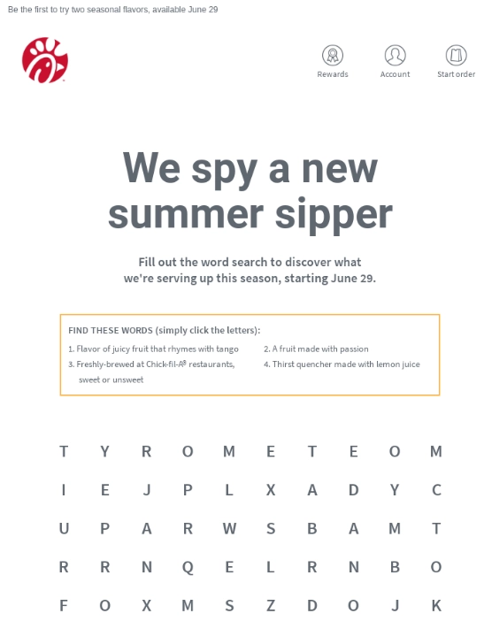 restaurant newsletter example