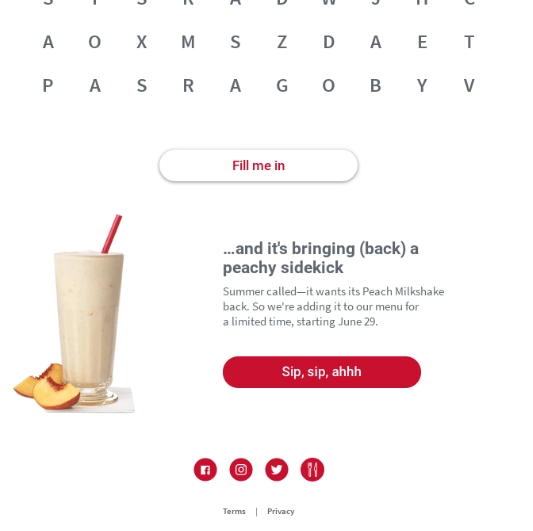 restaurant newsletter example