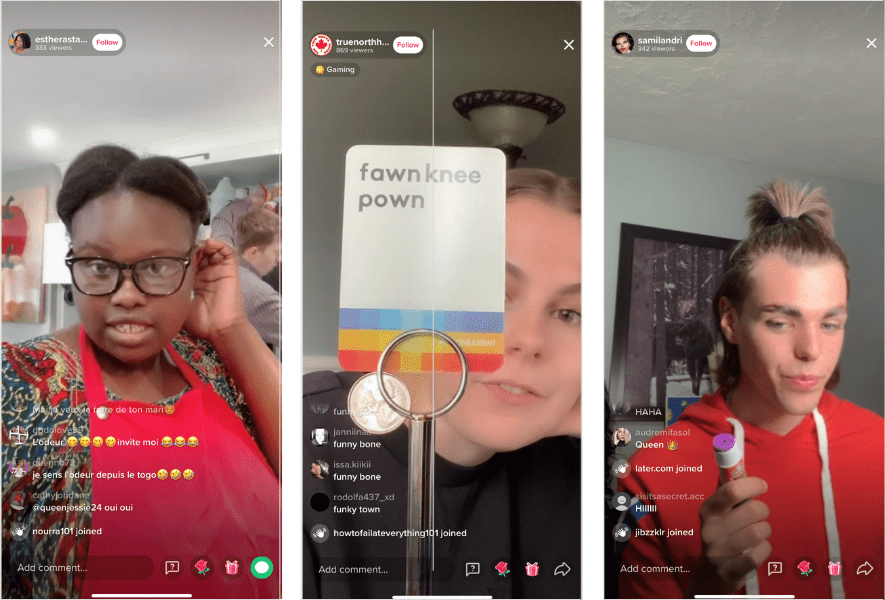 TikTok live