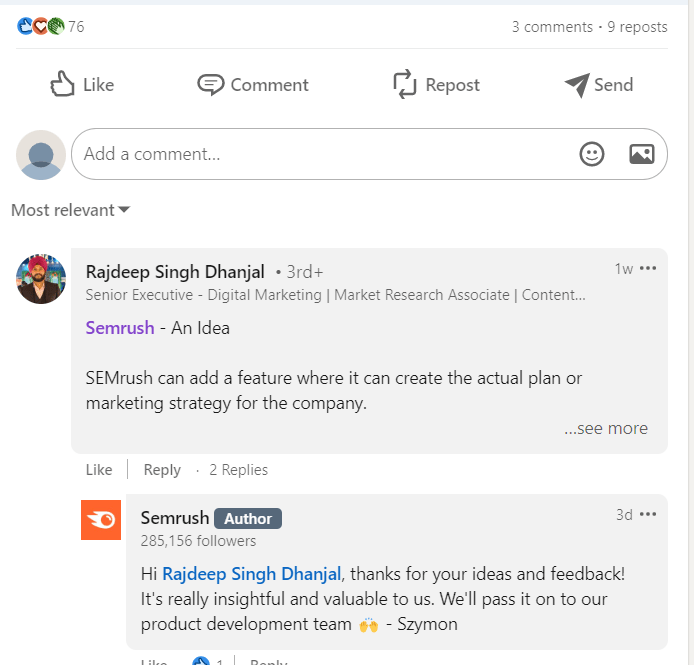 social media business response