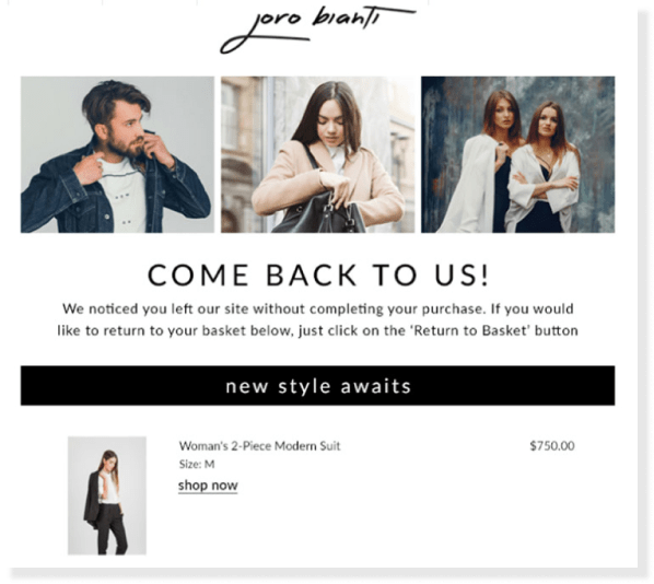 remarketing ad example