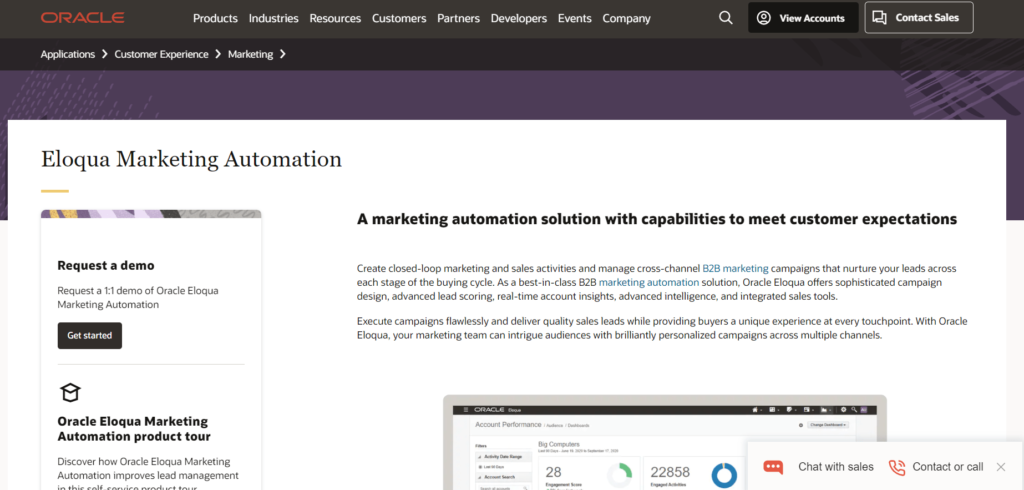 Oracle Eloqua