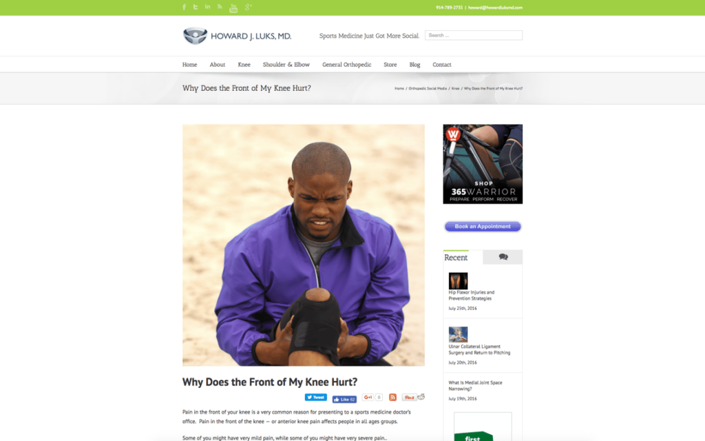 healthcare marketing blog example