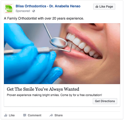 healthcare marketing paid advertising example