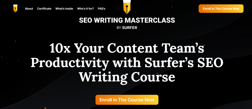 online course example