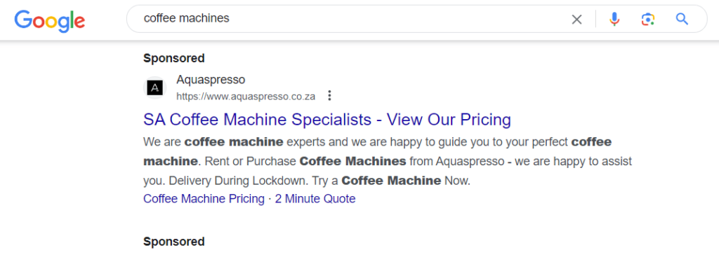 ecommerce paid search