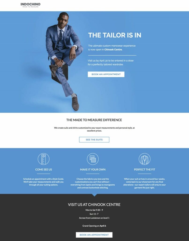 website example