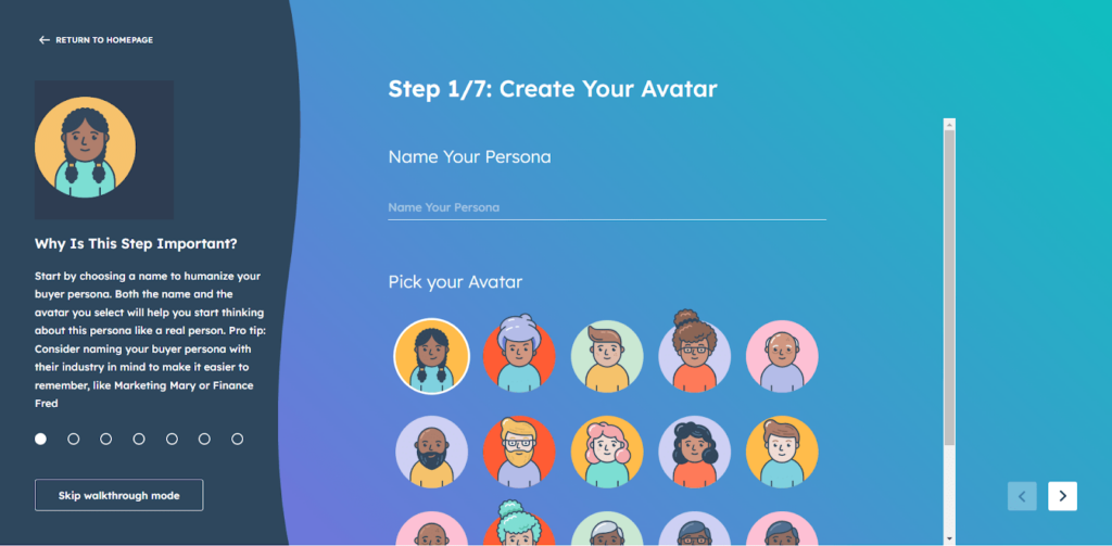 target audience avatar