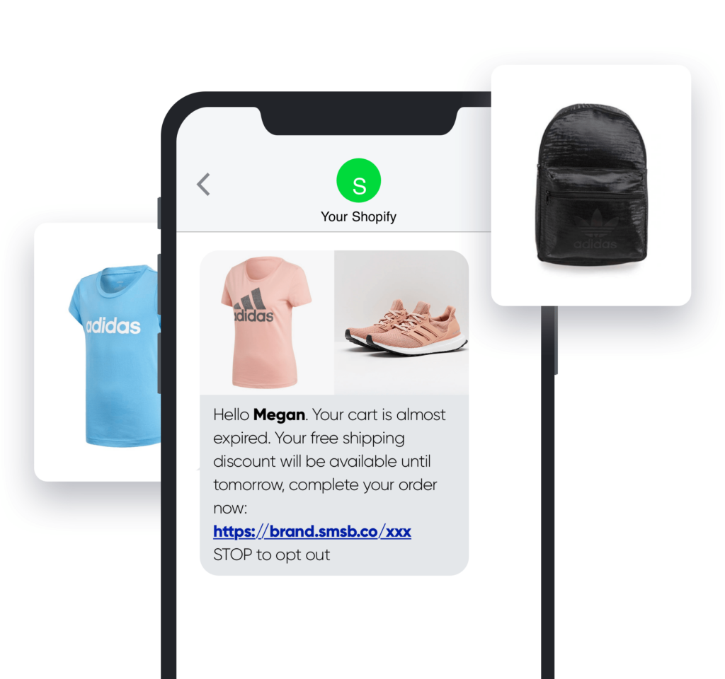 SMS marketing example