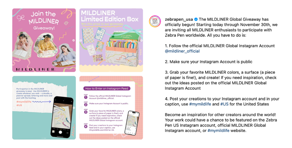 Social Media Giveaway Idea 13:User-Generated Content (UGC) Giveaway