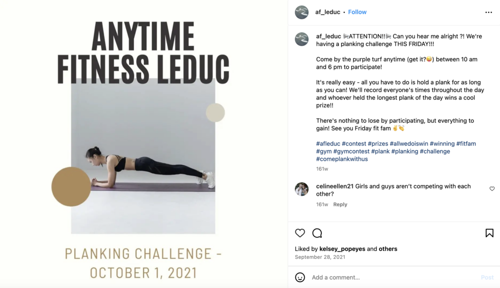Plank Challenge