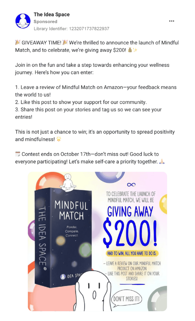 Social Media Giveaway Idea 23 New Product Launch Giveaway