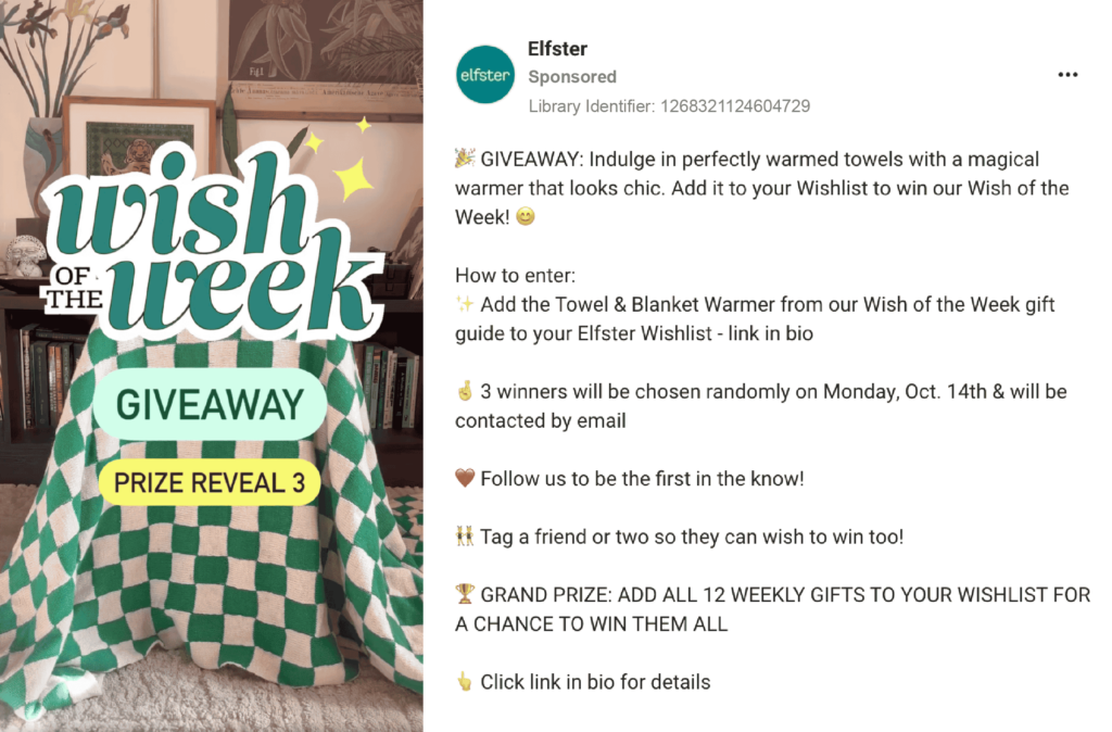 Social Media Giveaway Idea 30 Wishlist Giveaway