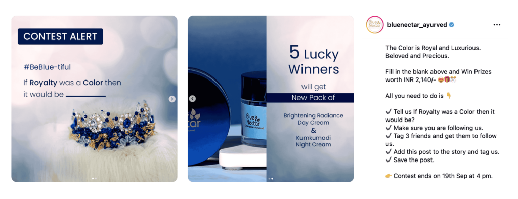 Social Media Giveaway Idea 36 Fill in the Blank Contest