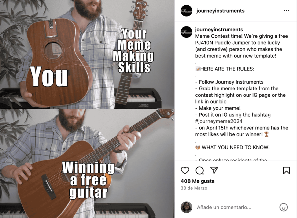 Social Media Giveaway Idea 37 Meme Contest