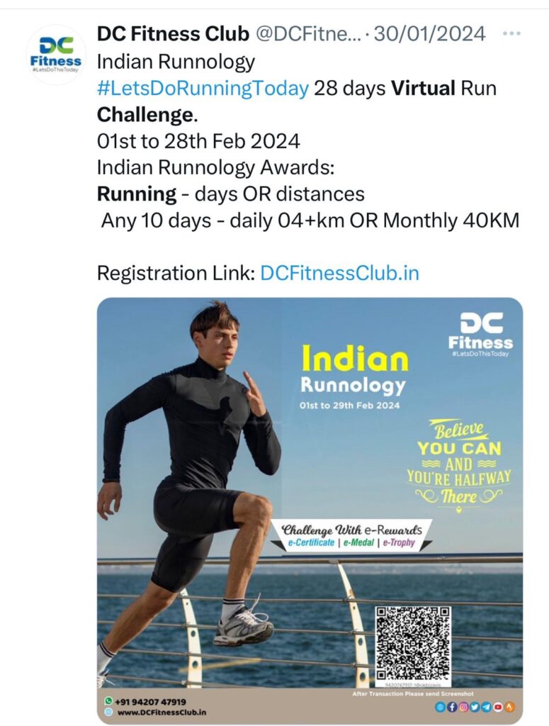 Virtual Running Club Challenge