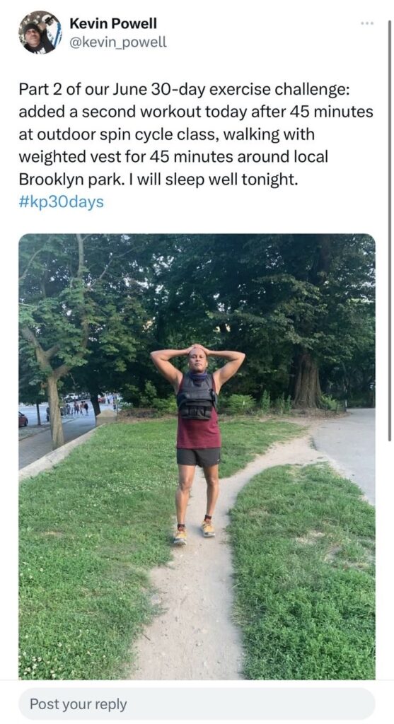 Weighted Vest Walking Challenge