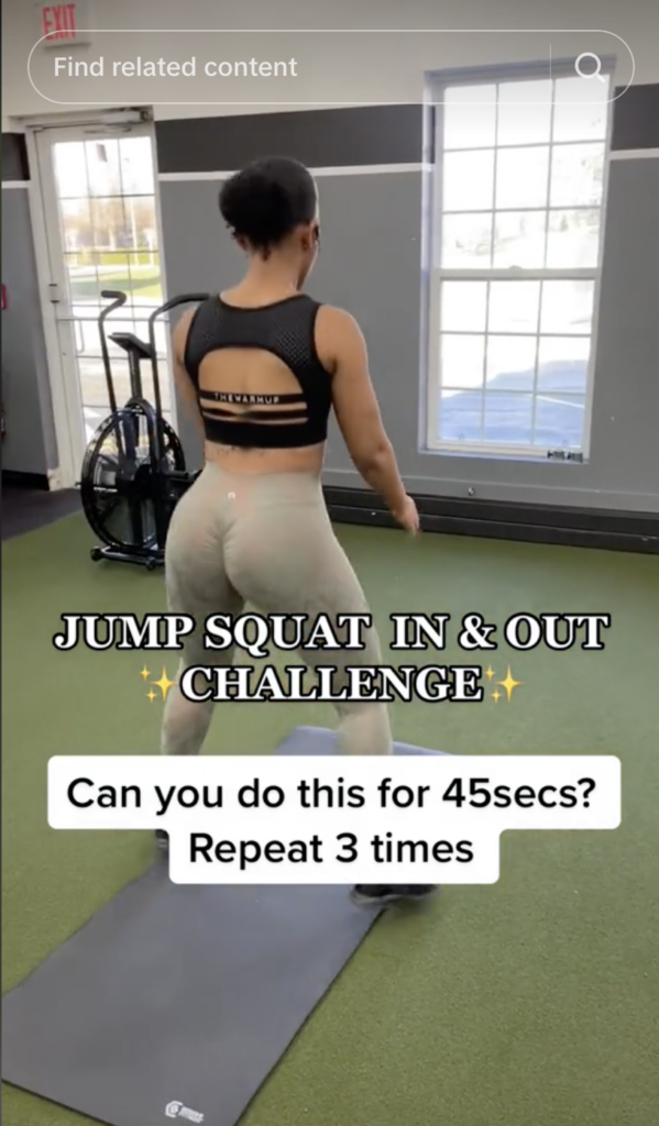 Jump Squat Challenge
