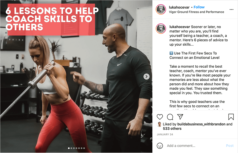 Instagram Fitness Guide