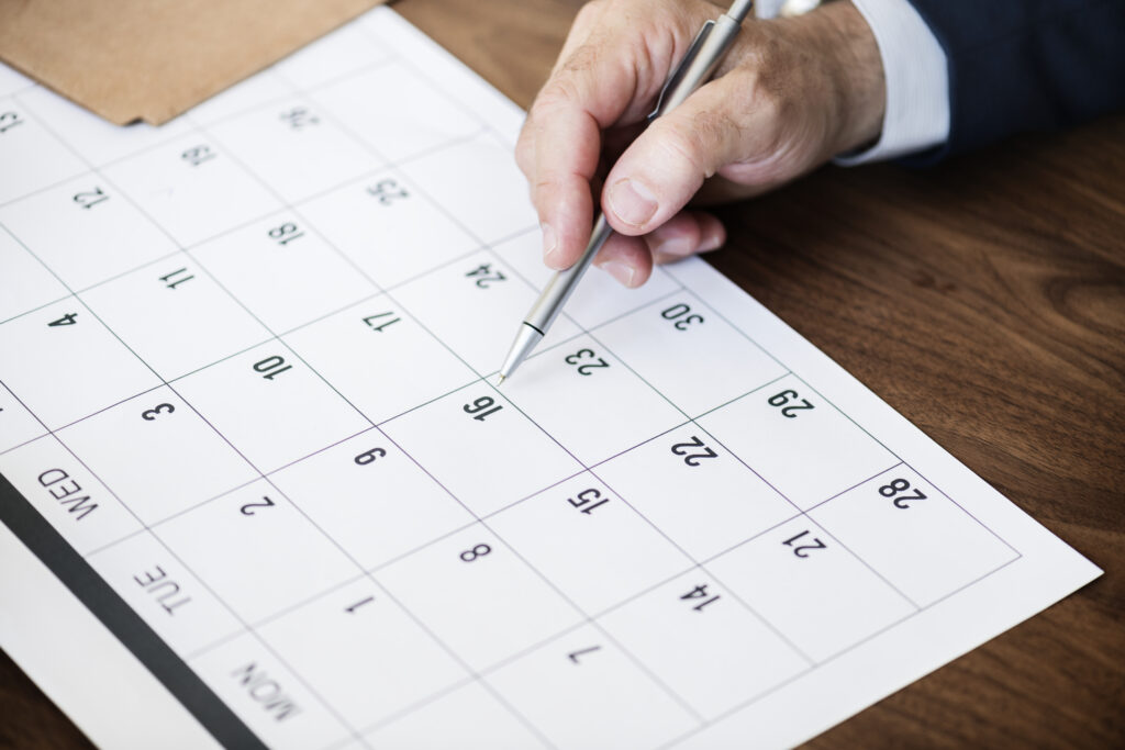 Personal Trainers Marketing Idea #27. Create a Content Calendar