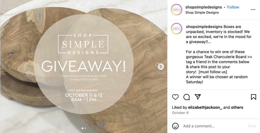 Instagram Comment Contest