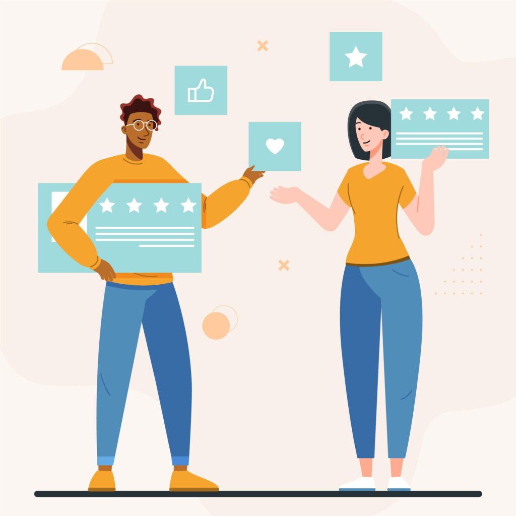Share Customer Testimonials