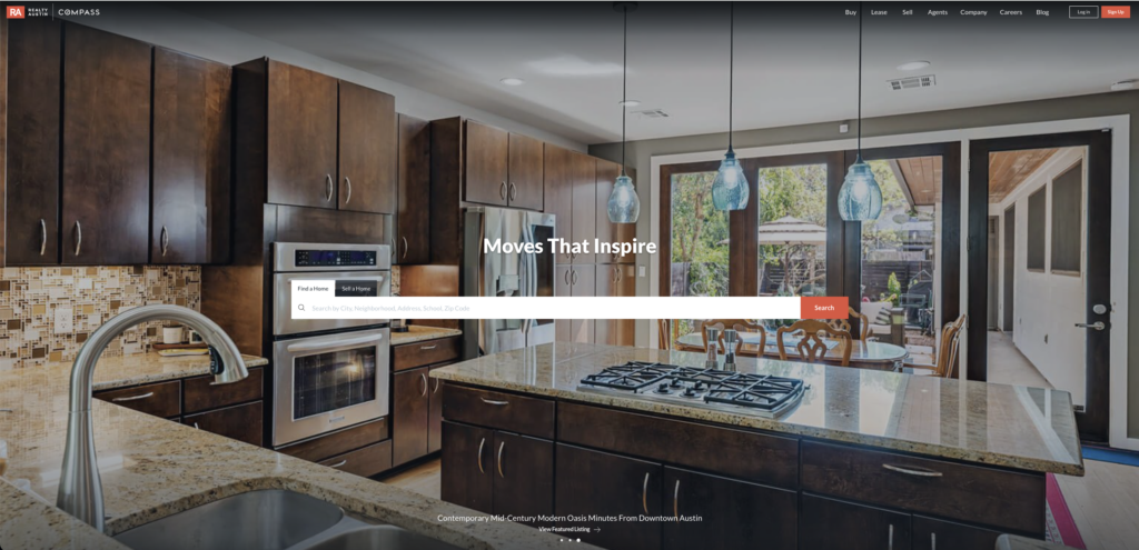 Realty Austin's Community-Focused Page