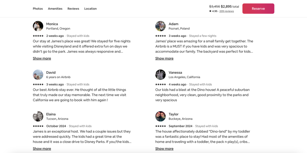 Airbnb Reviews
