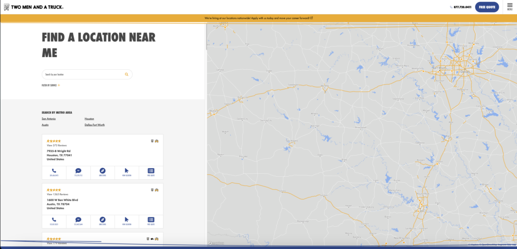 Regional Landing Pages