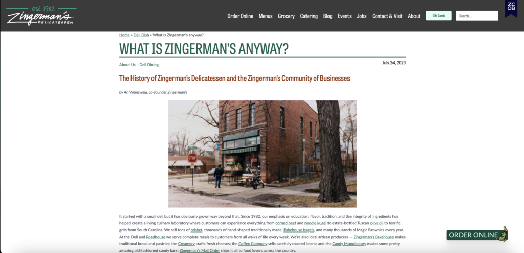 Pages Highlighting Local Awards or Mentions
