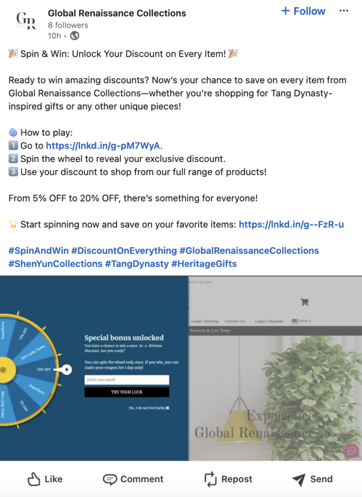 Spin-to-Win Wheel