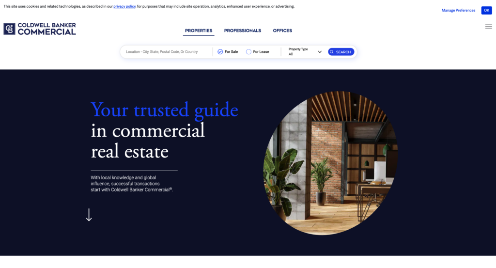 Coldwell Banker’s Commercial Property Page