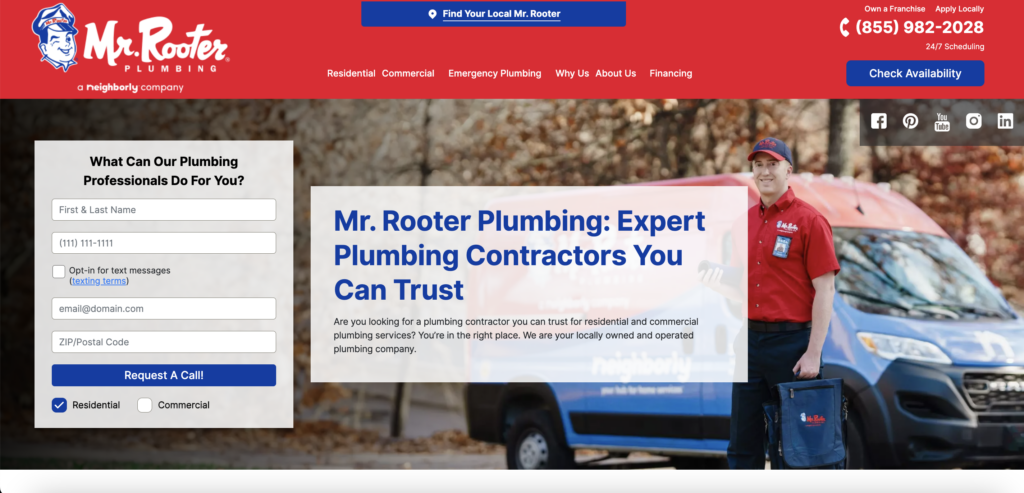 Emergency Service Pages
