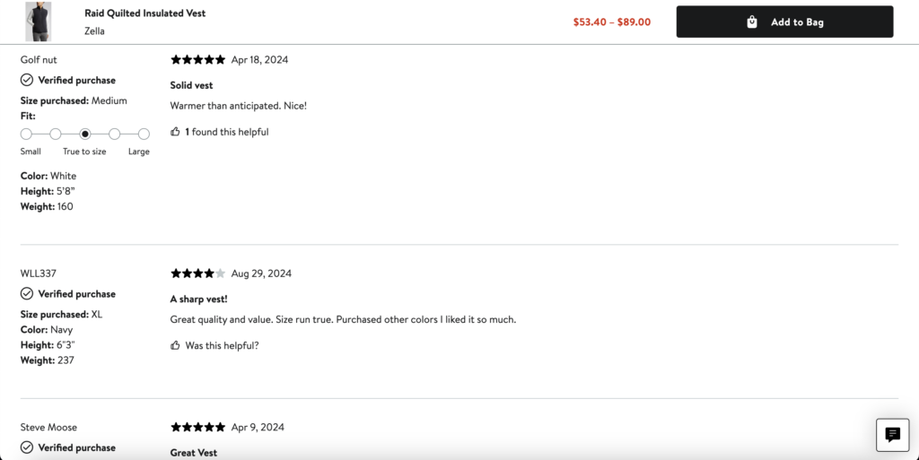Nordstrom Reviews
