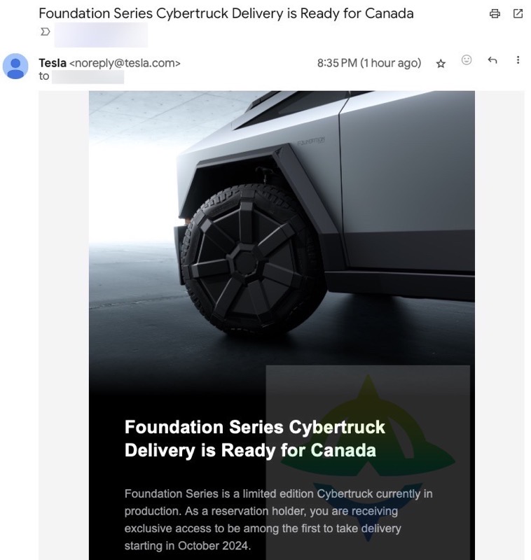 Tesla’s Cybertruck Launch Email