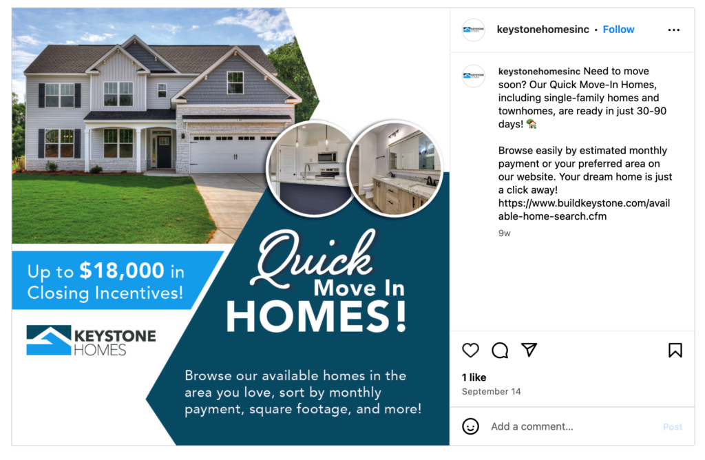Quick Move-In Homes