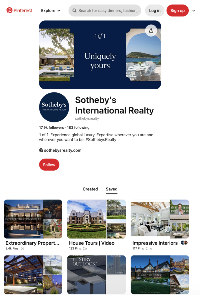 Luxury Property Ads on Pinterest