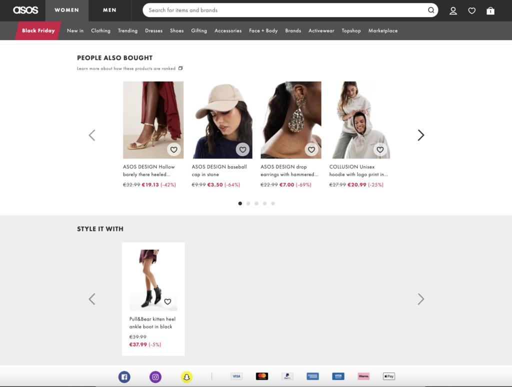 Use “Complete the Look” Suggestions