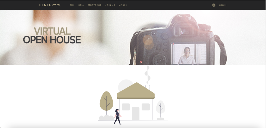 Century 21's Virtual Open House Page