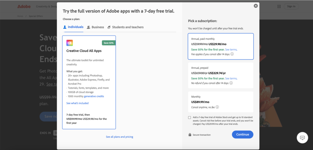 Offer Free Trials of Premium Features