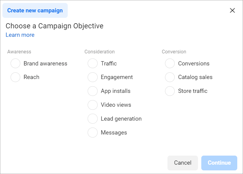 Ad Objectives