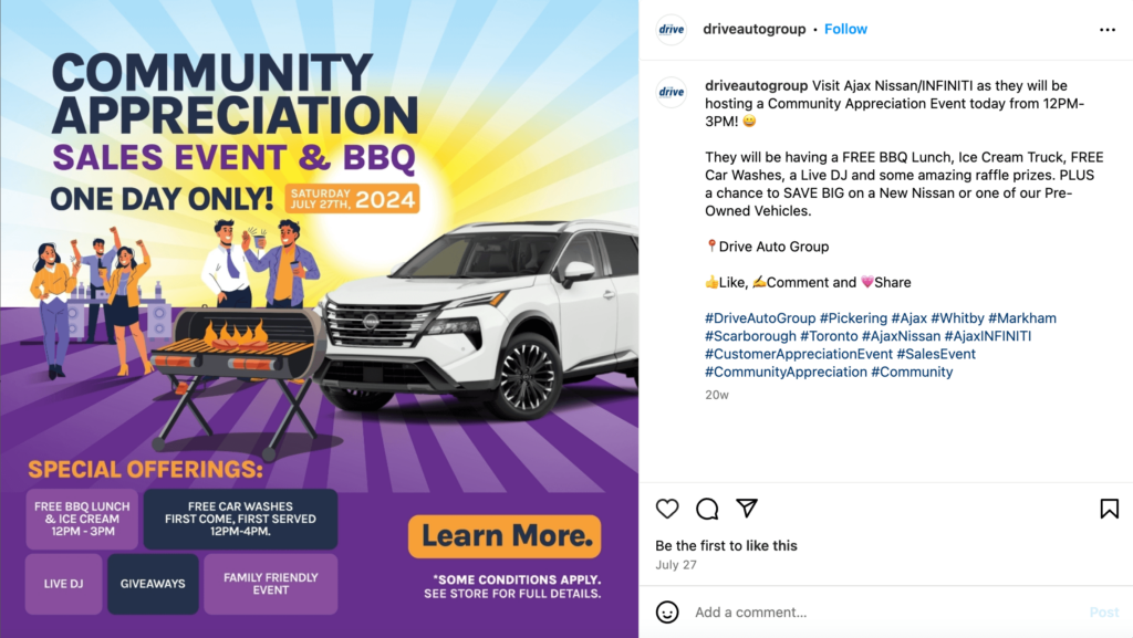 Host Community Events