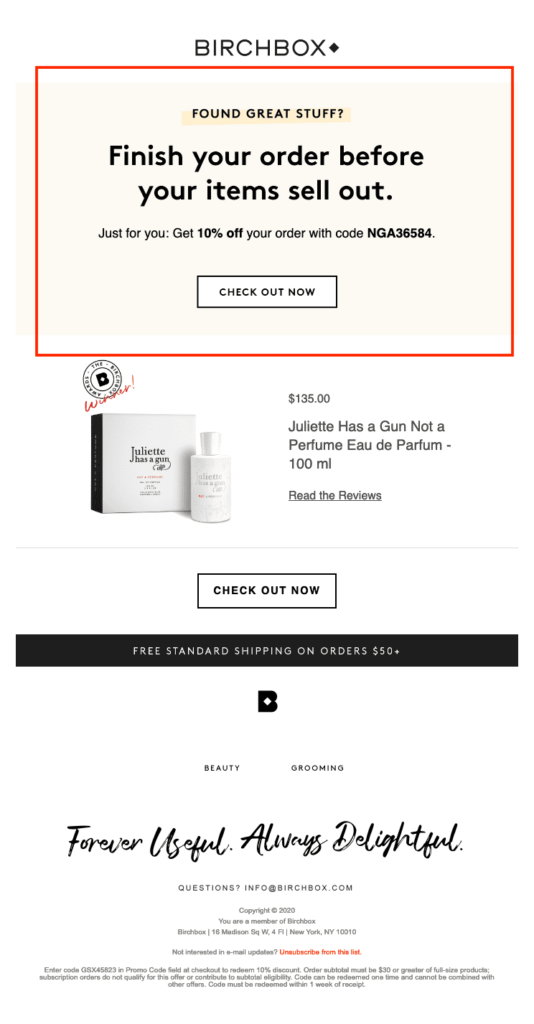 Cart Abandonment Coupons