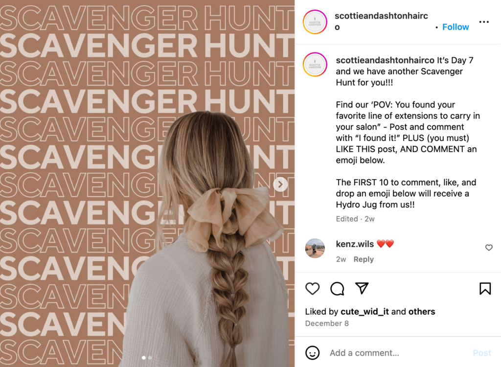 Scavenger Hunt Giveaway