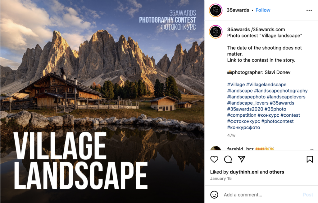 Landscape Photography Contest