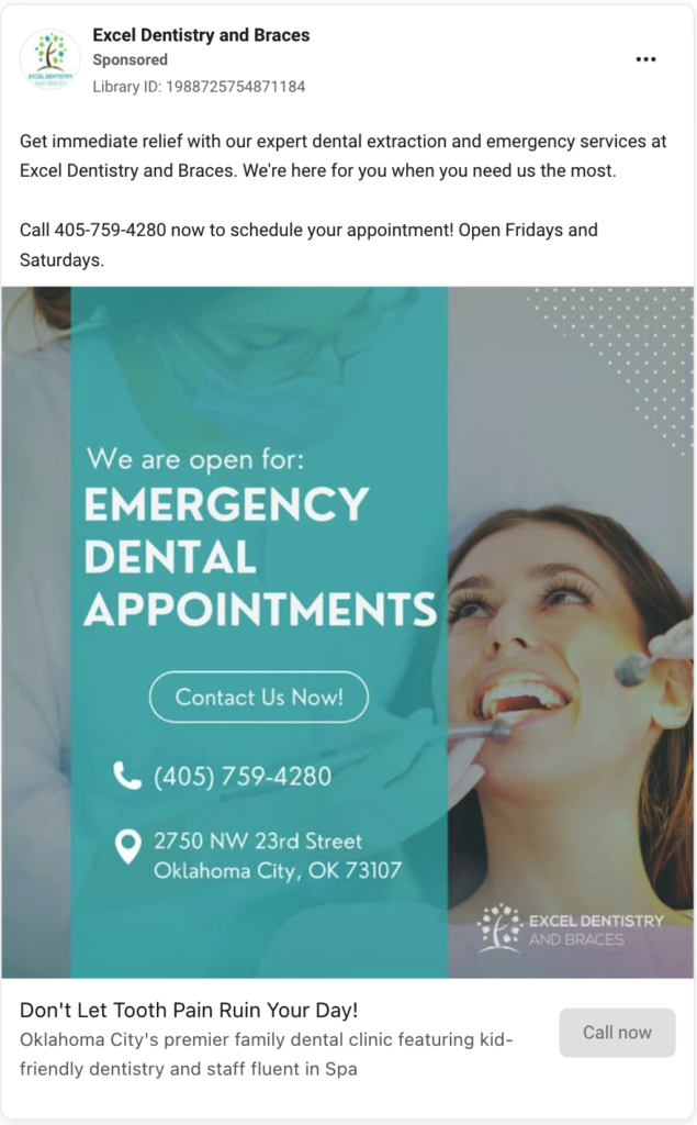 Emergency Contact Ads