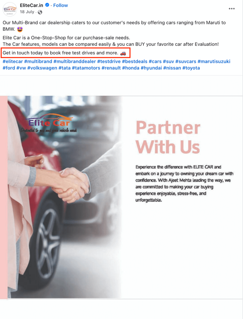 Offer Extended Test Drives