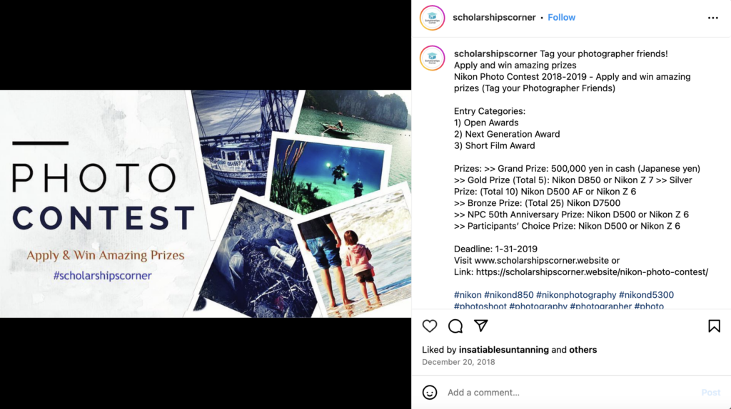 Multi-Category Photography Contest